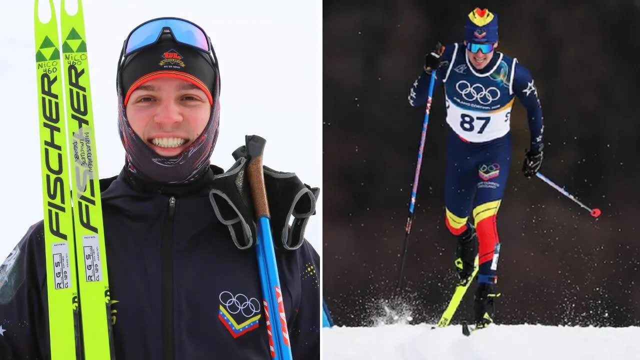 Nicolas Claveau-Laviolette menjadi satu-satunya wakil Venezuela di ajang tersebut sekaligus atlet Venezuela pertama yang tampil di cabang ski lintas alam Olimpiade. (Foto: AP)