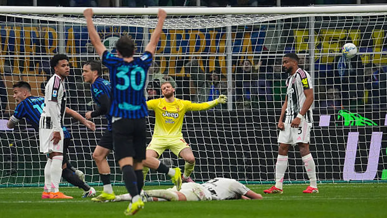 Hasil Pertandingan Serie A Italia: Inter Milan 3-2 Juventus