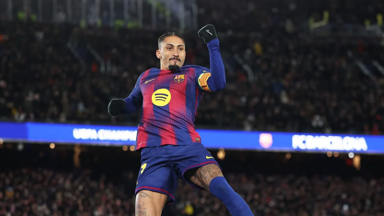 Raphinha Diizinkan saat Barcelona Bermain Melawan Girona