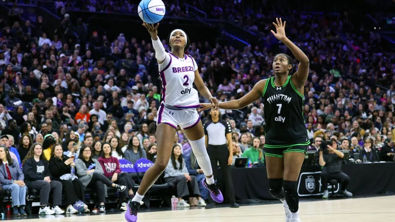 Keputusan membawa semifinal ke Brooklyn muncul setelah kesuksesan luar biasa saat Unrivaled menggelar tur perdananya di Philadelphia akhir Januari lalu. (Foto: AP)