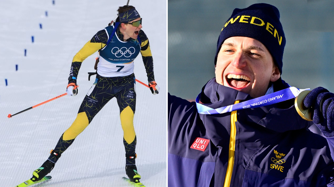 Martin Ponsiluoma menyelesaikan lomba dengan catatan waktu 31 menit 11,9 detik, unggul 20,6 detik atas peringjat kedua Sturla Holm Laegreid. (Foto: AP)