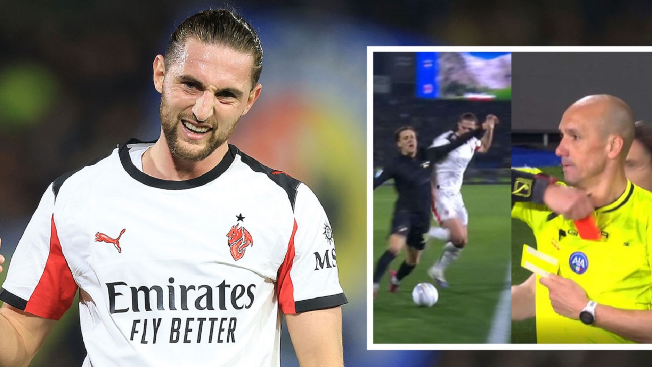 Selain Juve, Milan Dirugikan Wasit Karena Kartu Merah Adrien Rabiot