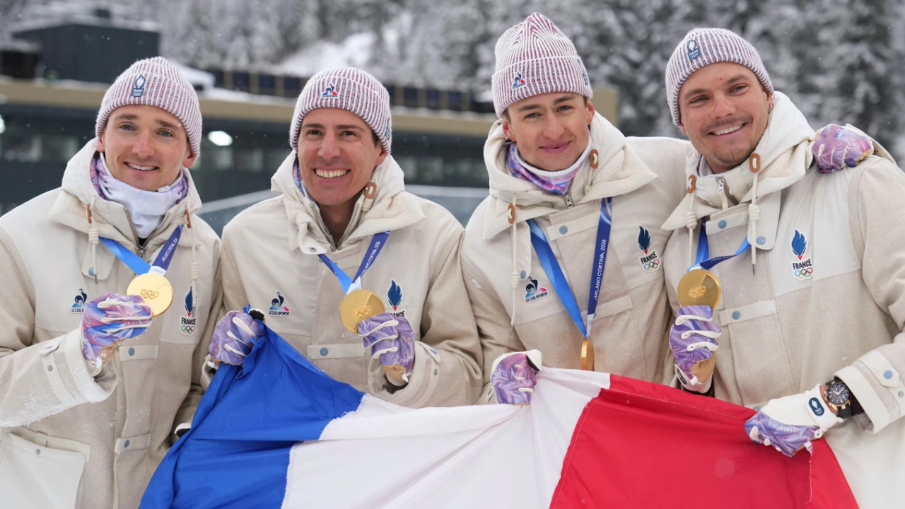 Bersejarah, Tim Prancis Rebut Emas Estafet Biathlon Putra di Olimpiade 2026