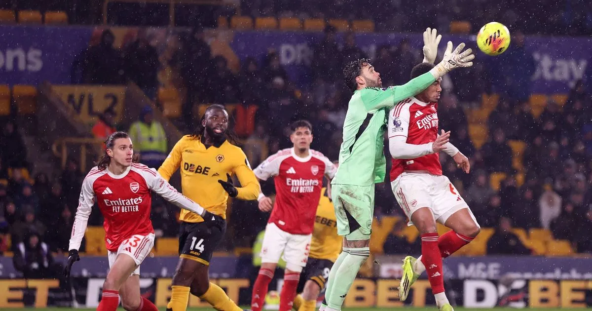 Momen Krusial yang Memicu Kekhawatiran Arsenal di Wolverhampton - sumber: (footballlondon)