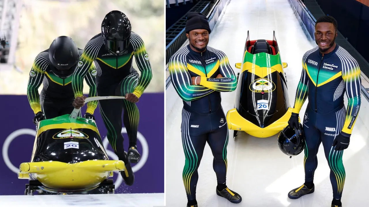 Shane Pitter (kanan) bertindak sebagai pilot, sementara rekannya bertugas sebagai pendorong. (Foto: AP)