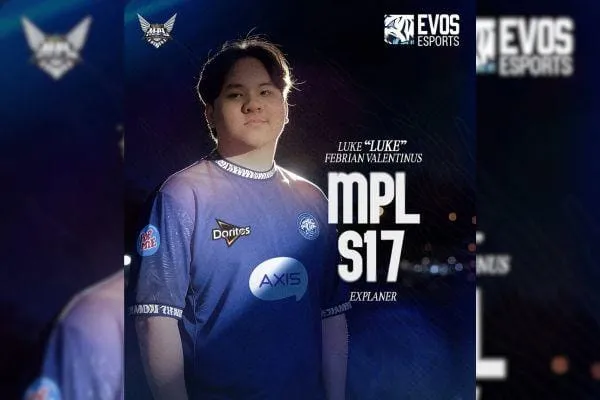 Luke Kembali ke EVOS Sebagai Pemain Pinjaman di MPL ID S17 - sumber: (ggwp)
