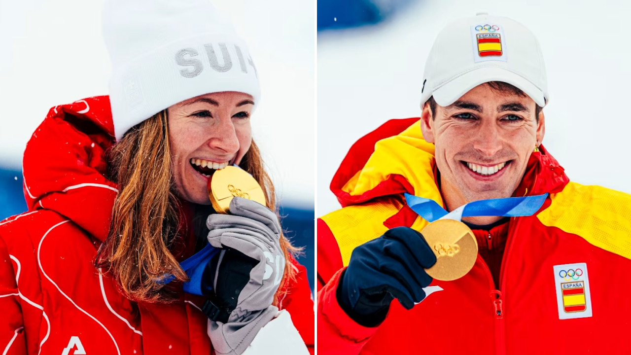 Oriol Cardona Coll dan Marianne Fatton Raih Emas Olimpiade Perdana Skimo