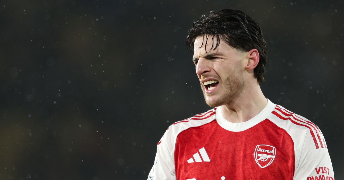 Declan Rice Ungkap Reaksi Arteta Usai Arsenal Ditahan Wolves