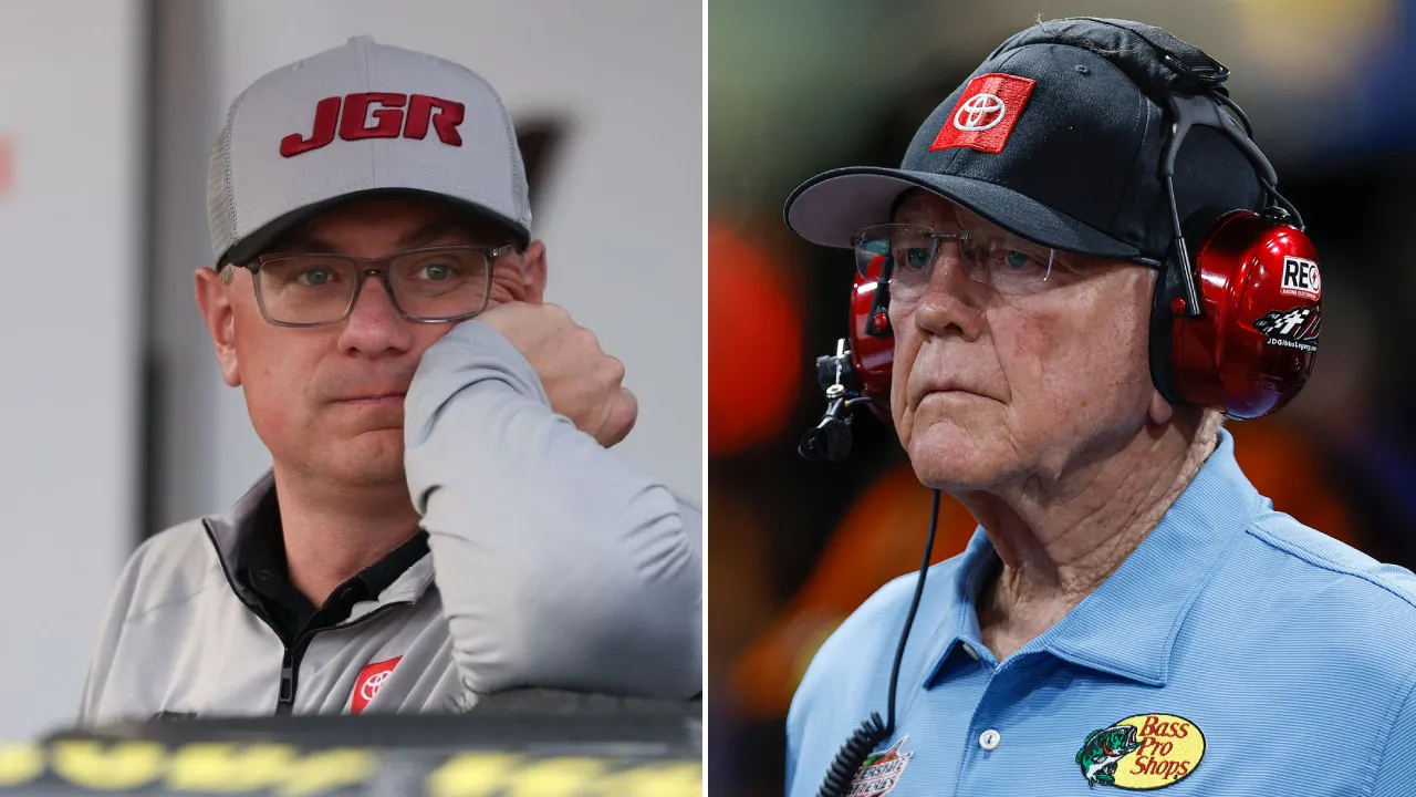 Joe Gibbs (kanan) dan Chris Gabehart. (Foto: AP)