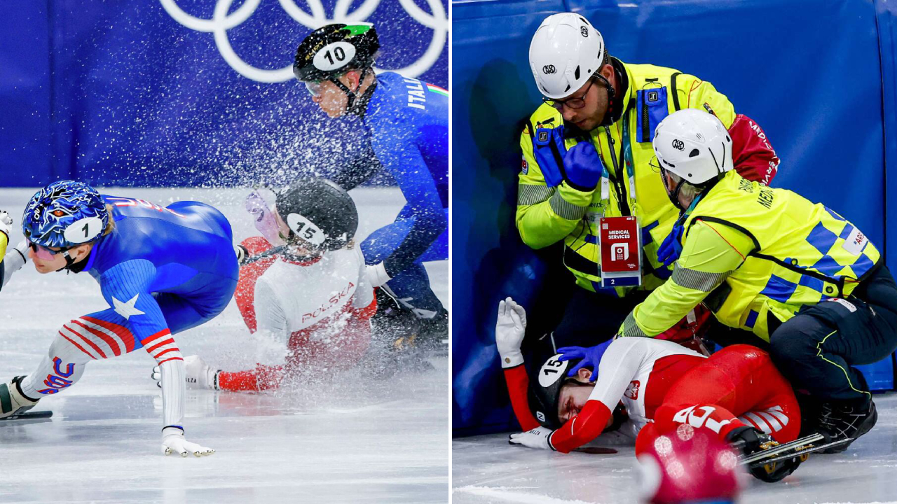 Kamila Sellier Terkena Pisau Sepatu Lawan di Nomor 1.500 Meter Short Track
