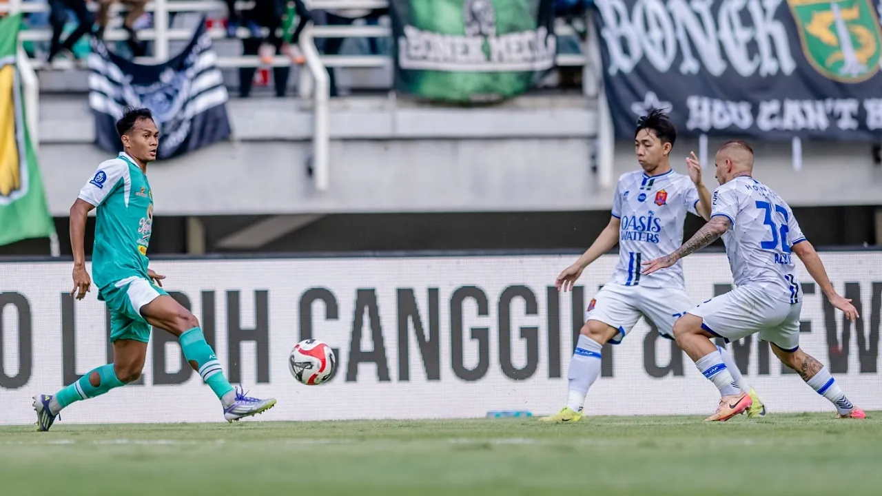 Pertemuan Persebaya Surabaya kontra Persijap Jepara di putaran pertama