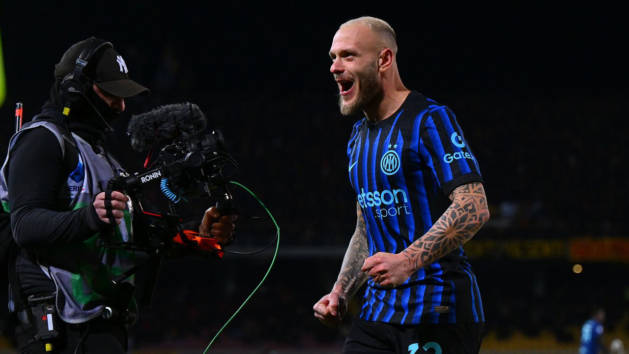 Federico Dimarco Lega Inter Bawa Pulang Tiga Poin dari Markas Lecce