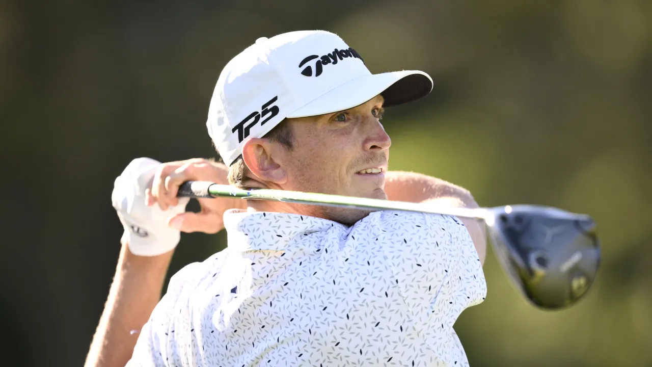 Jacob Bridgeman membukukan skor 7-under 64, terendah pada hari tersebut, dan mengakhiri ronde dengan total 19-under 194. (Foto: AP)