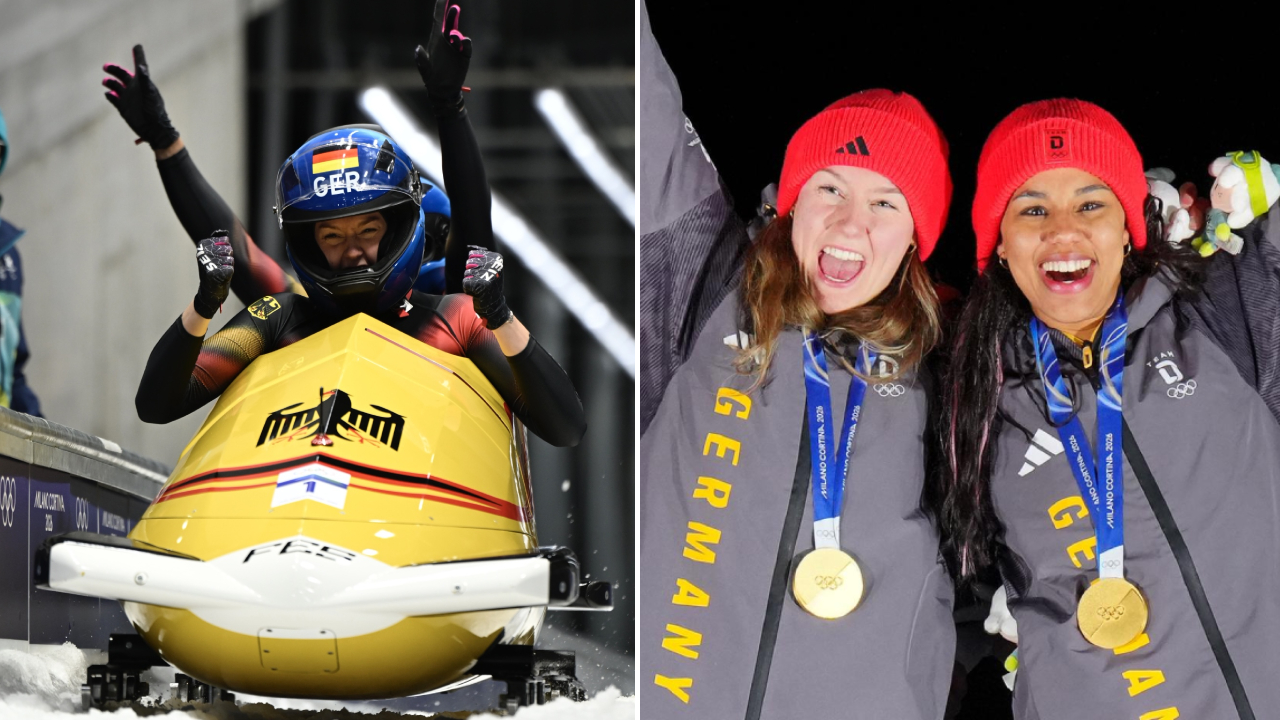 Laura Nolte/Deborah Levi Pertahankan Emas Bobsled 2 Putri di Olimpiade 2026