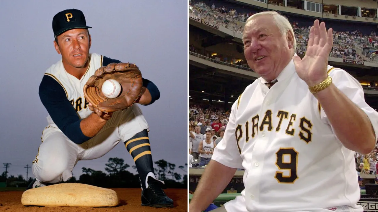 Bill Mazeroski semasa aktif bermain (kiri) dan saat di usia senja. (Foto: AP)