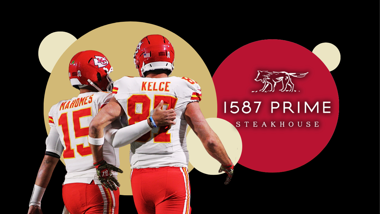 Patrick Mahomes dan Travis Kelce membuka sebuah restoran steak di Kansas City yang diberi nama “1587 Prime”. (Foto: Instagram)