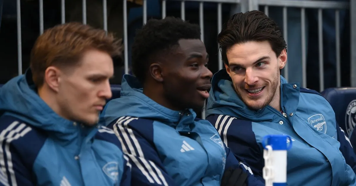 Pesan Saka ke Rice Ungkap Mentalitas Arsenal - sumber: (footballlondon)