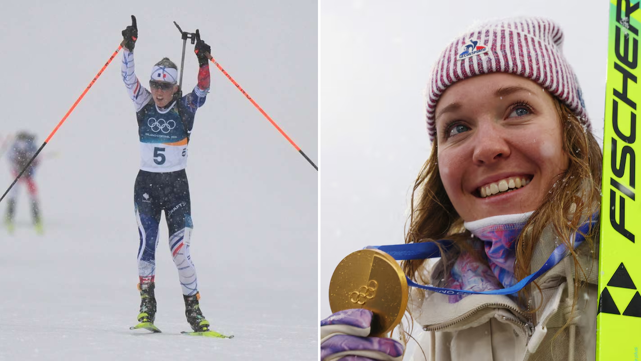 Prancis Sapu Emas-Perak Mass Start Biathlon Putri di Olimpiade 2026