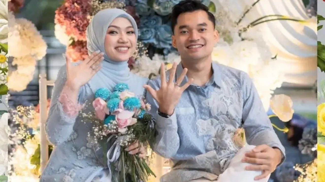 Selamat! Leo Carnando dan Indah Cahya Langsungkan Pertunangan