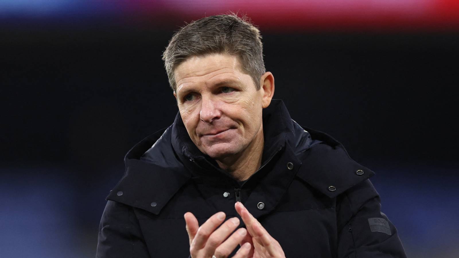 Fans Crystal Palace Soraki Oliver Glasner dalam Laga Kontra Wolves