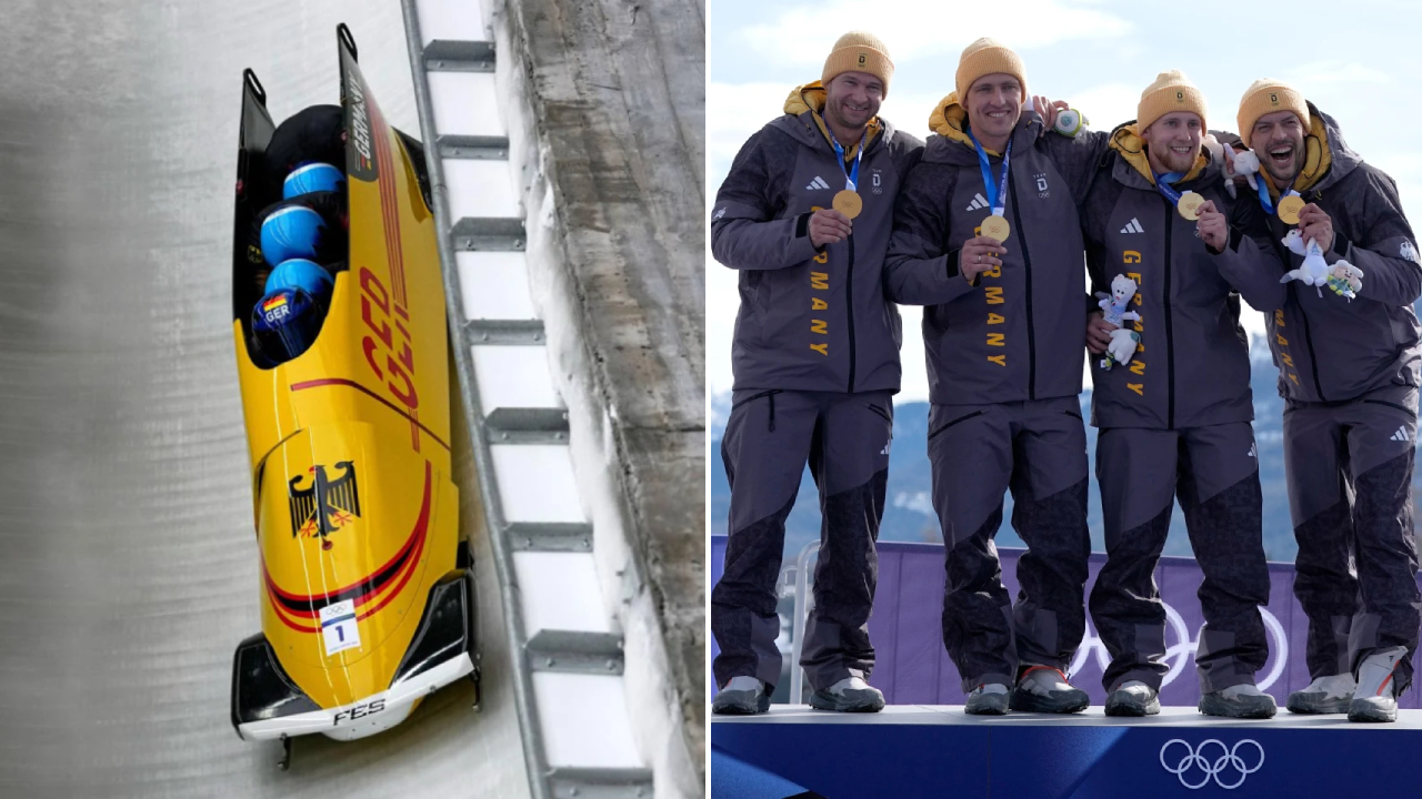 Jerman Sabet Emas Bobsled Empat Orang di Olimpiade Musim Dingin 2026