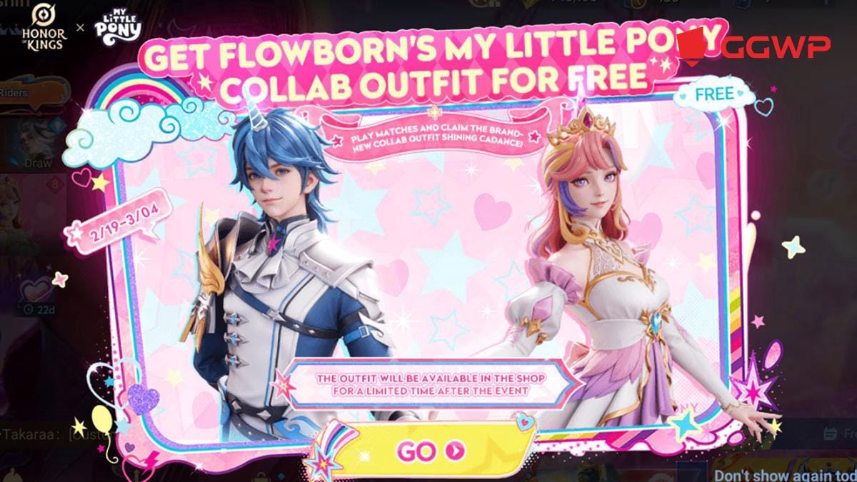 Dapat Skin Flowborn My Little Pony Gratis di Honor of Kings