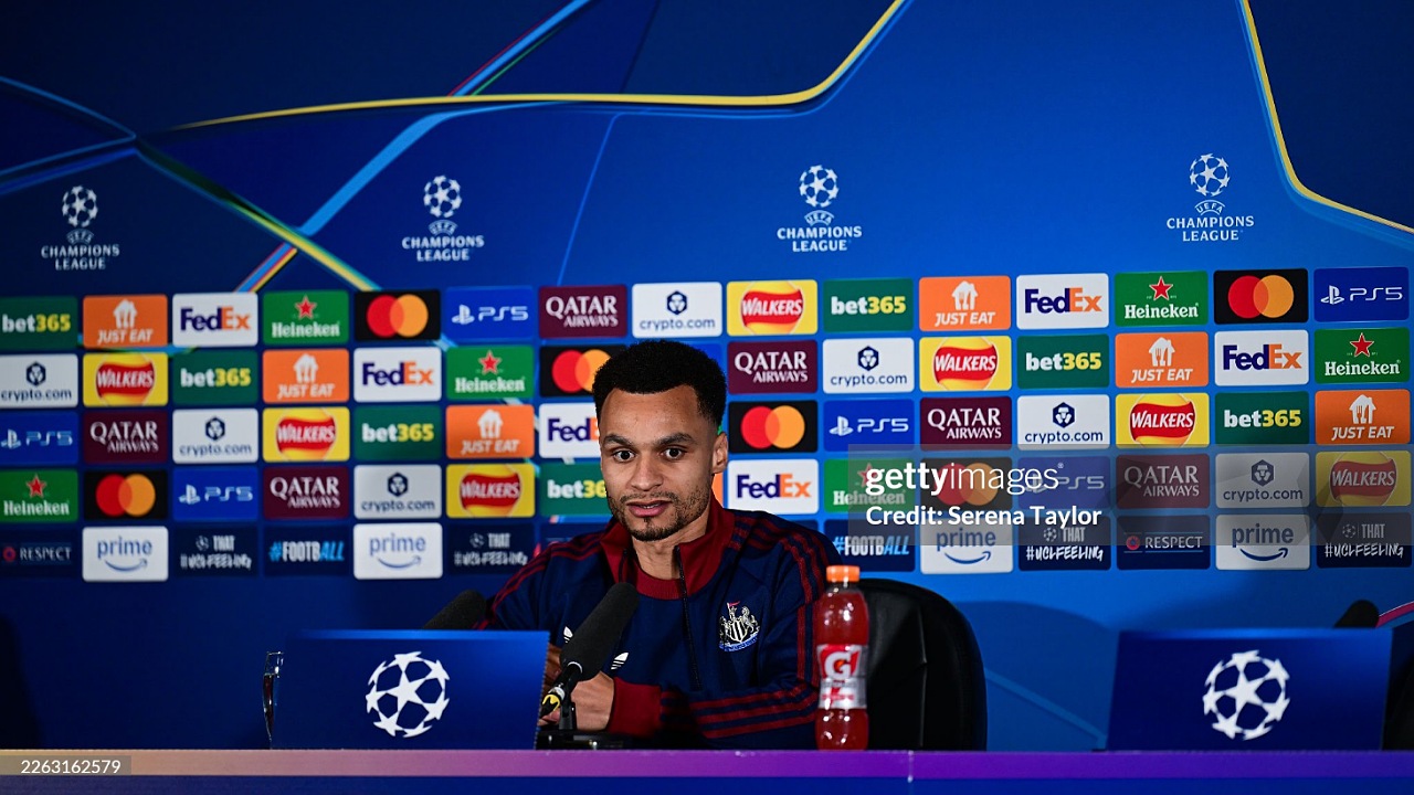 Jacob Murphy Lega Cetak Gol Perdana di Liga Champions