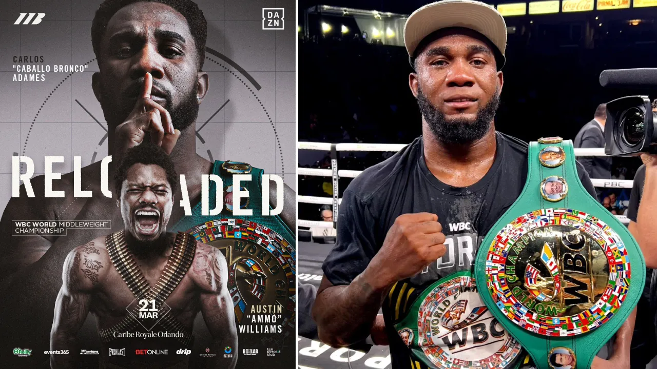 Dijadwal Ulang, Carlos Adames vs Ammo Williams Digelar 21 Maret di Orlando