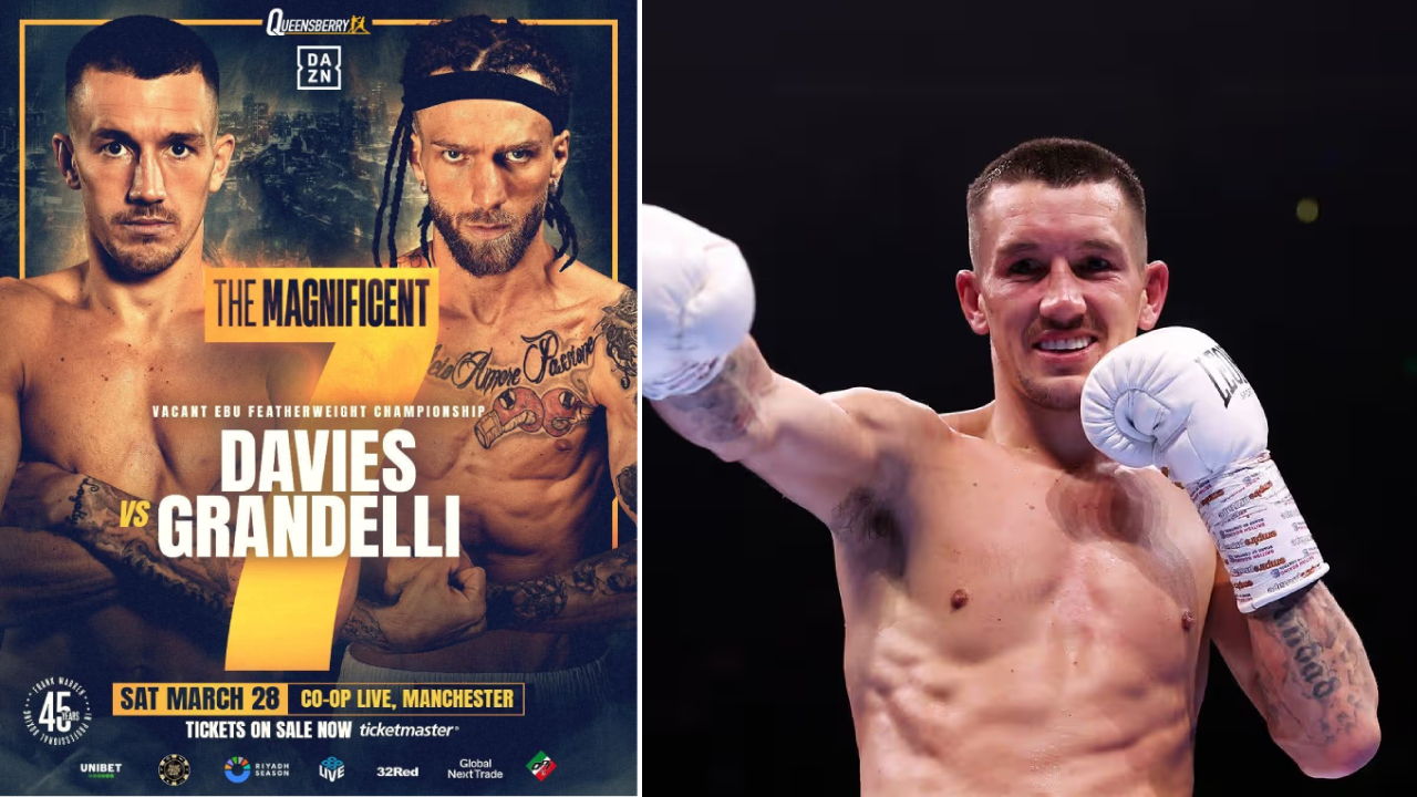 Liam Davies Tantang Francesco Grandelli Pada 28 Maret Demi Gelar EBU