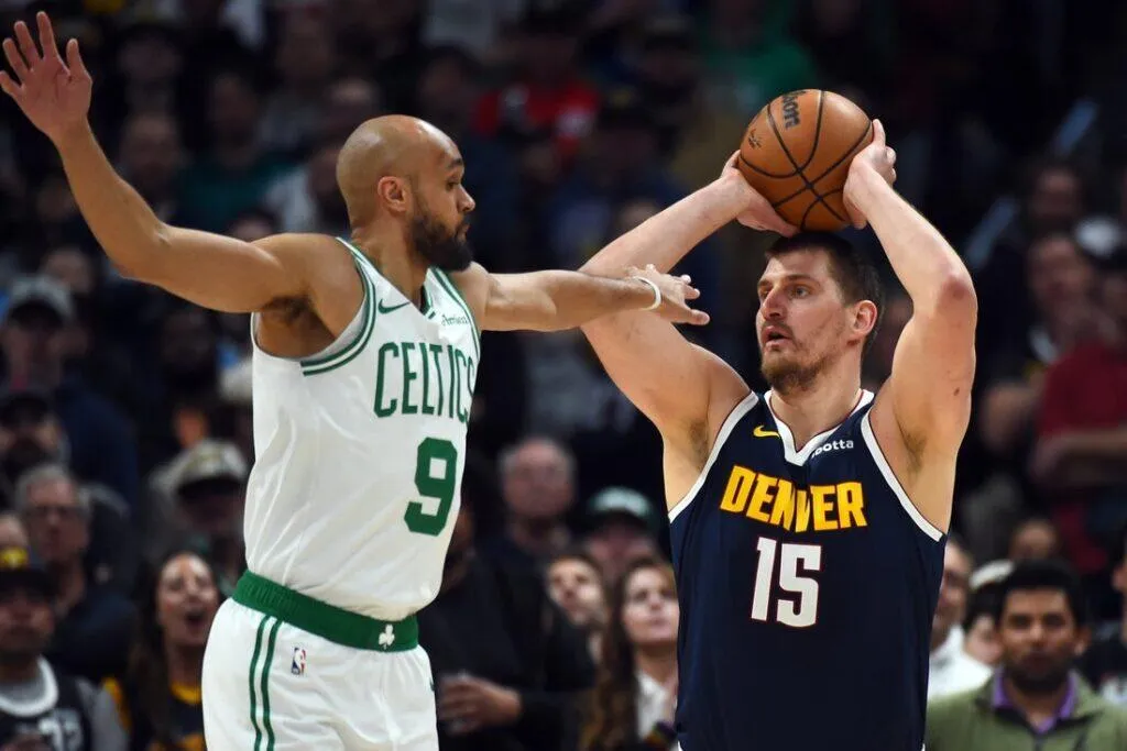 Jokic Gemilang, Nuggets Hentikan Laju Celtics - sumber: (mainbasket)