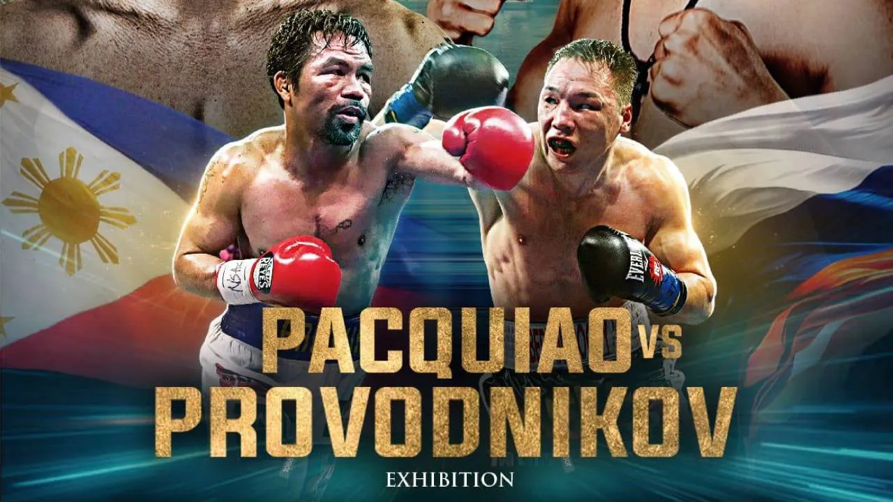 Manny Pacquiao (kiri) dan Ruslan Provodnikov. (Foto: Fight TV)
