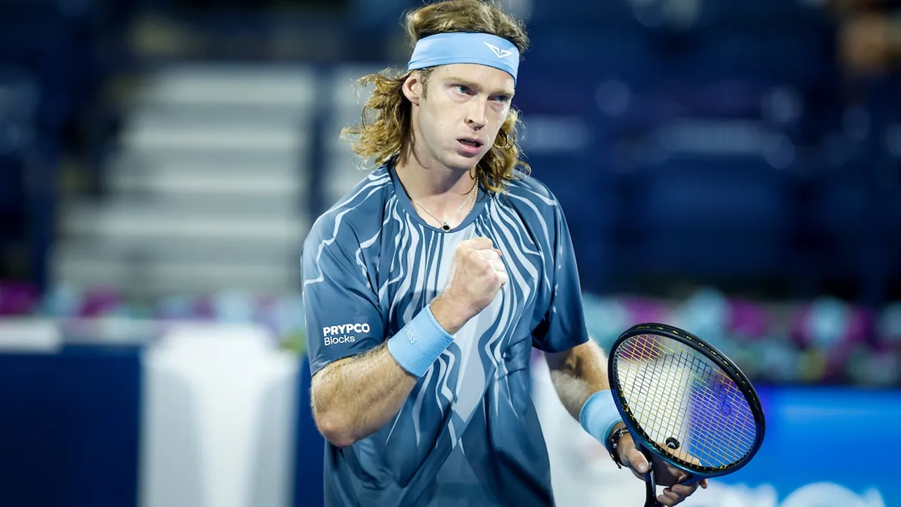 Andrey Rublev Melangkah Ke Semifinal Kelima Di Dubai