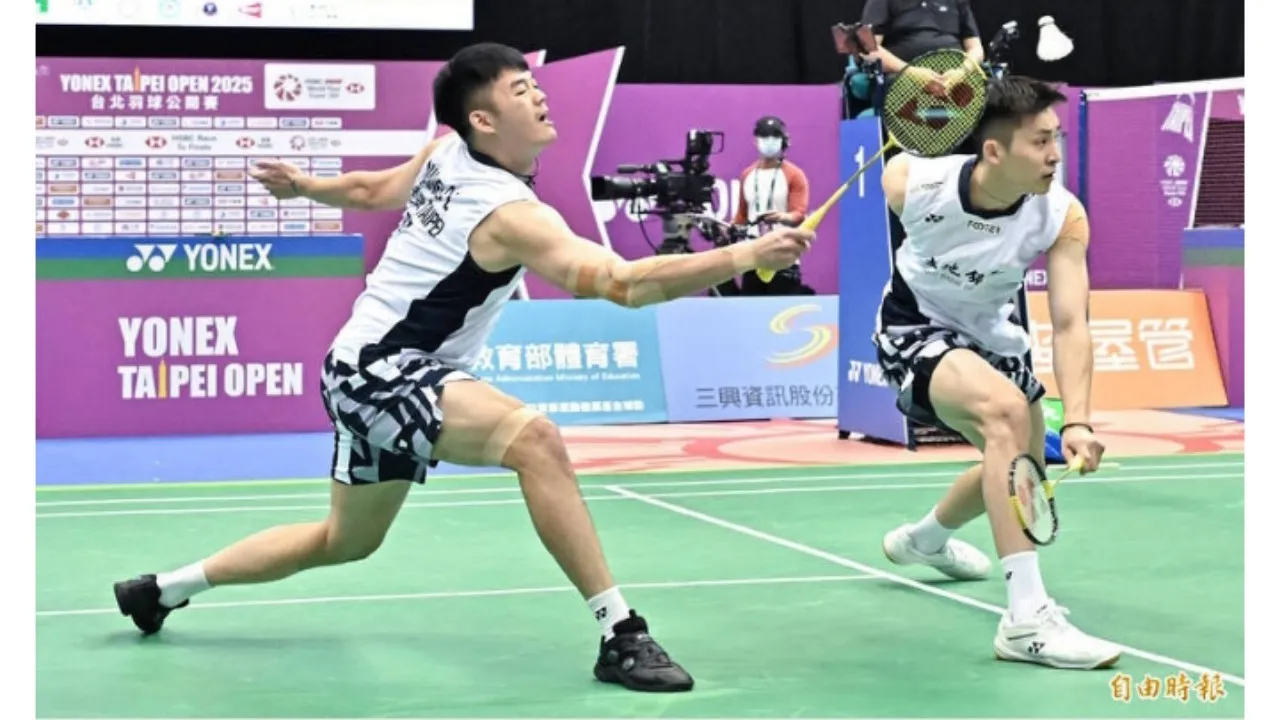Atasi Junior, Wang Chi Lin/Chiu Hsiang Chieh ke Perempat Final German Open