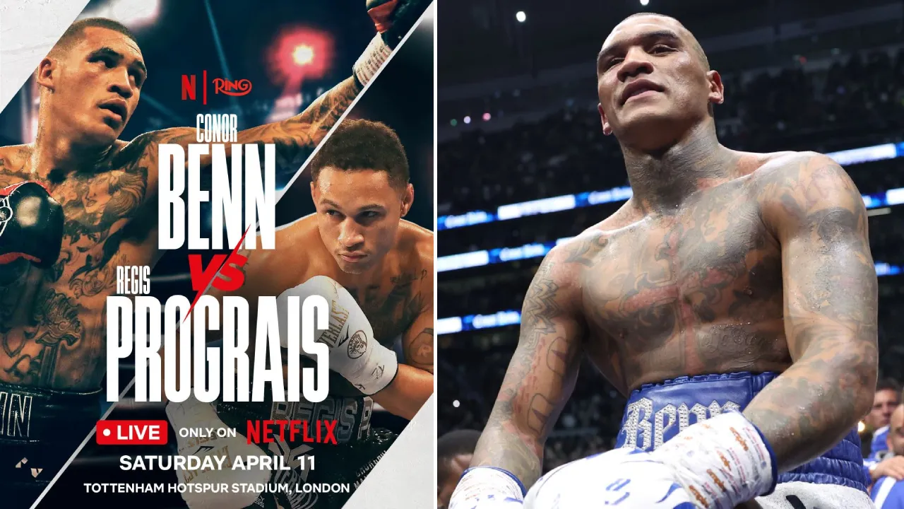 Duel Conor Benn kontra Regis Prograis akan co-main event sebelum laga utama Fury melawan Arslanbek Makhmudov. (Foto: Fight TV)