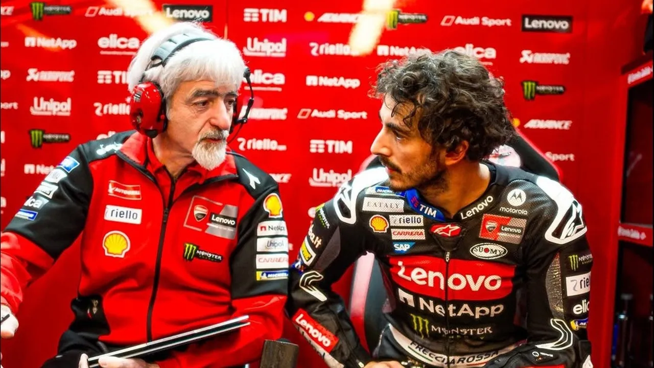 Francesco Bagnaia dan Luigi Dall'Igna