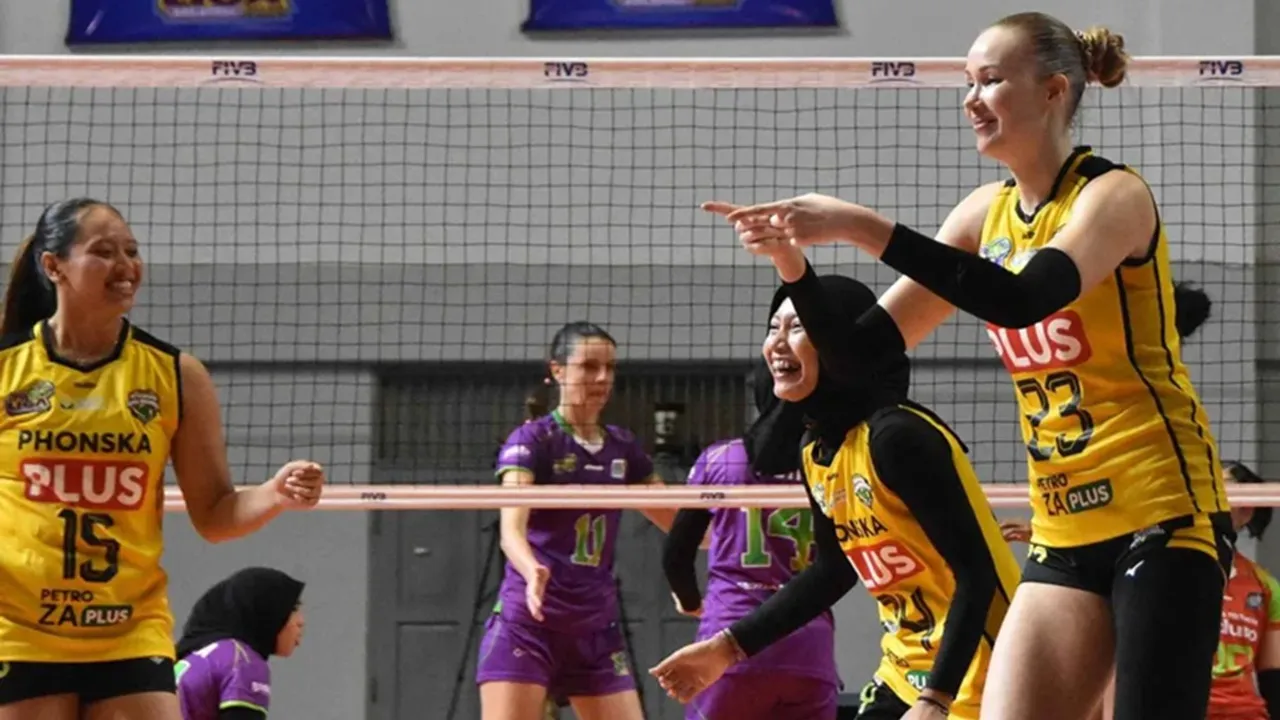 Gresik Phonska Plus Akhiri Reguler Proliga dengan Puncaki Klasemen