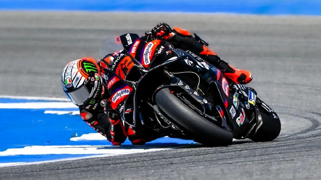 Marco Bezzecchi pimpin sesi latihan bebas (Practice) MotoGP Thailand 2026.