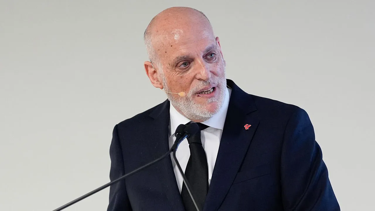 Presiden La Liga, Javier Tebas.