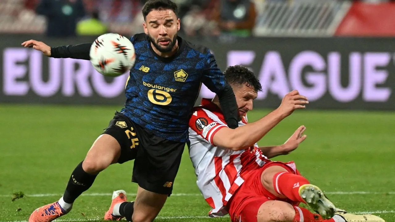 Calvin Verdonk menjadi starter saat LOSC Lille melawan FK Crvena zvezda