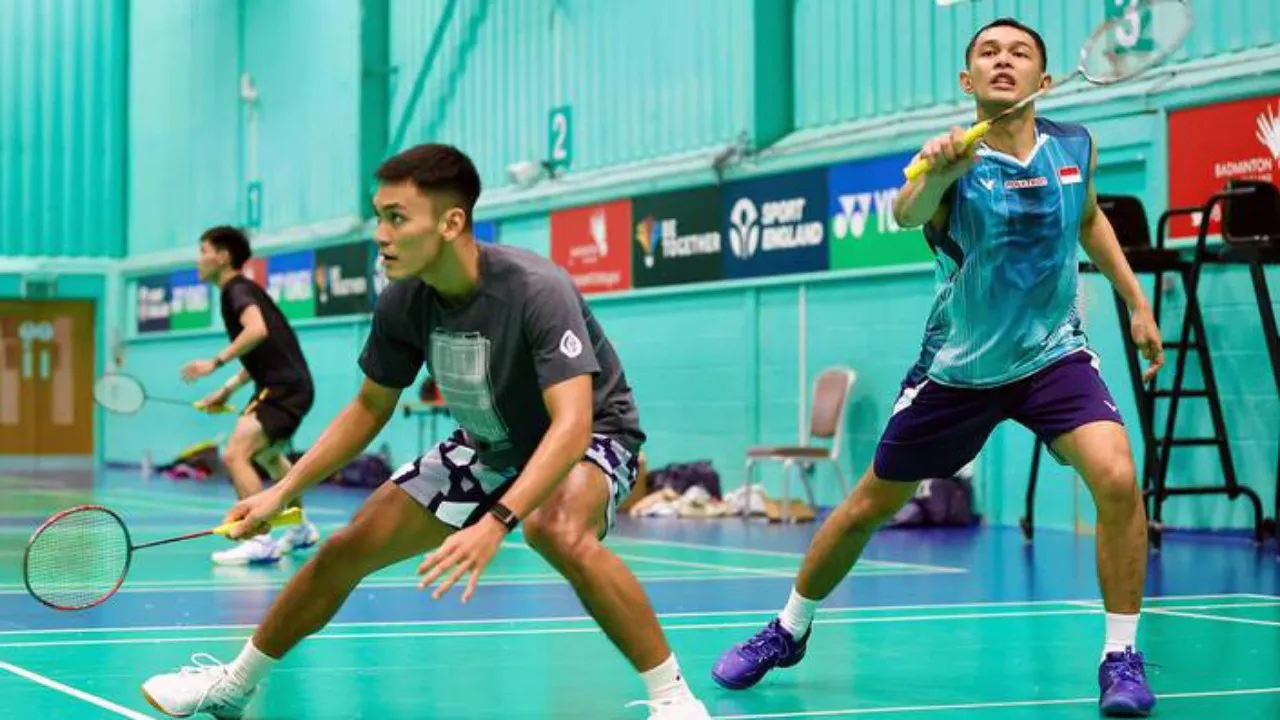 All England 2026: Latihan Bareng Lane/Vendy, Positif Bagi Fajar/Fikri