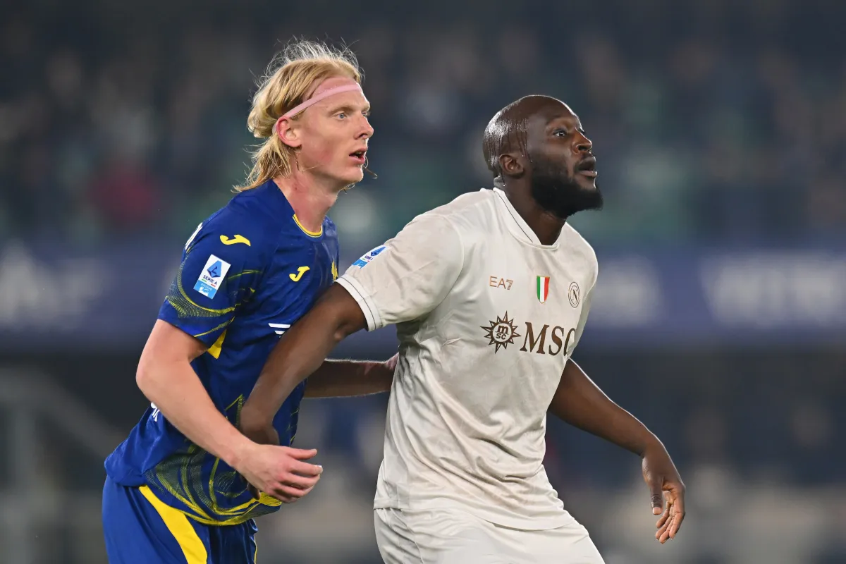 Gol Penentu Lukaku Bawa Napoli Tundukkan Verona 2-1 - sumber: (footballitalia)