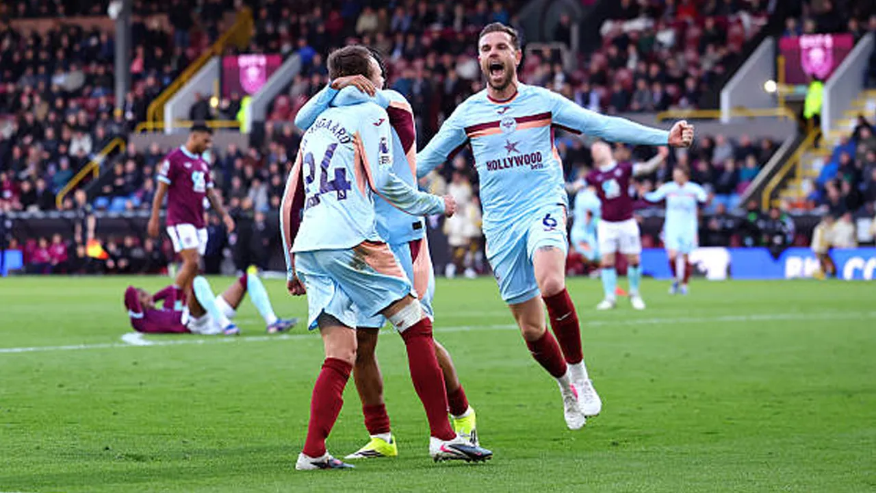 Hasil Pertandingan Premier League: Burnley 3-4 Brentford