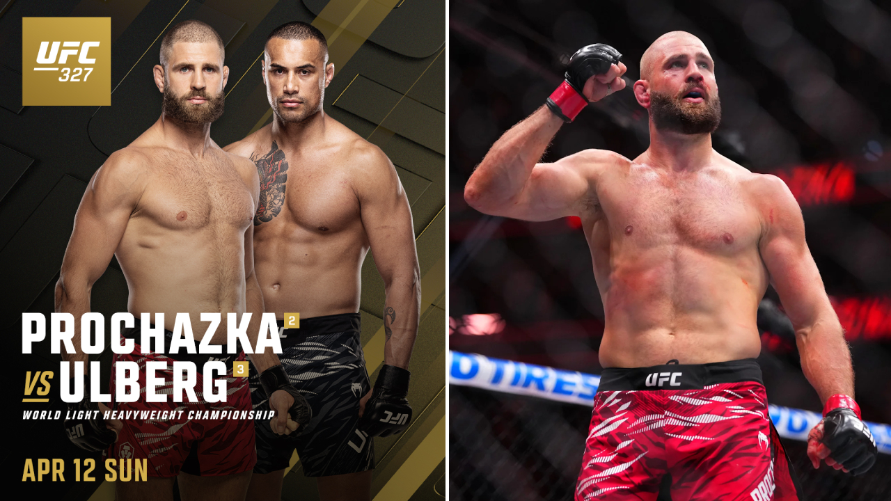 Jiri Prochazka berkesempatan mendapatkan kembali sabuk kelas berat ringan yang terpkasa dilepasnya pada 2022 akibat cedera. (Foto: Fight TV)