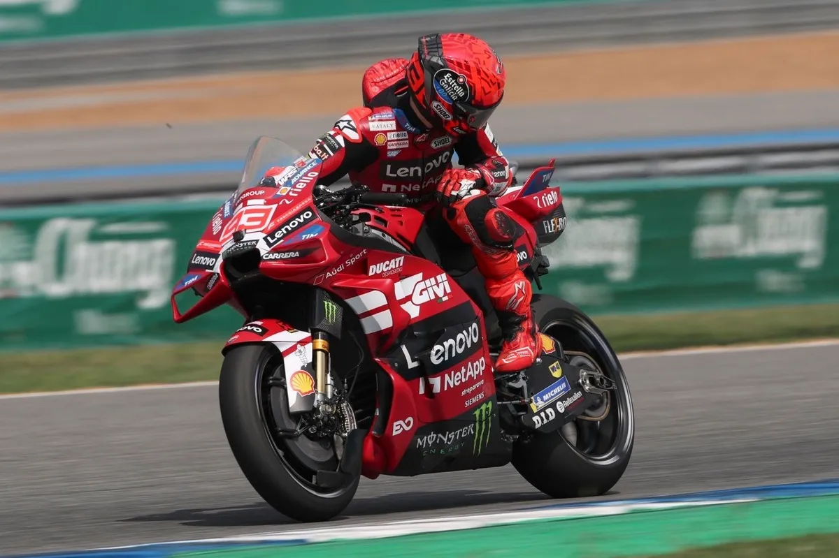 Rentetan Podium Ducati Selama 4 Tahun Terhenti di Thailand - sumber: (motorsport)
