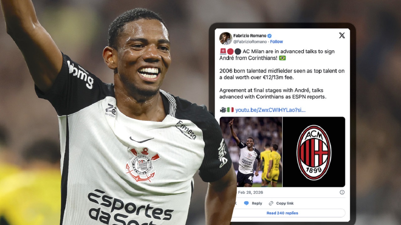 Dibantu FIFA, Milan Sukses Datangkan Andre Santos dari Corinthians