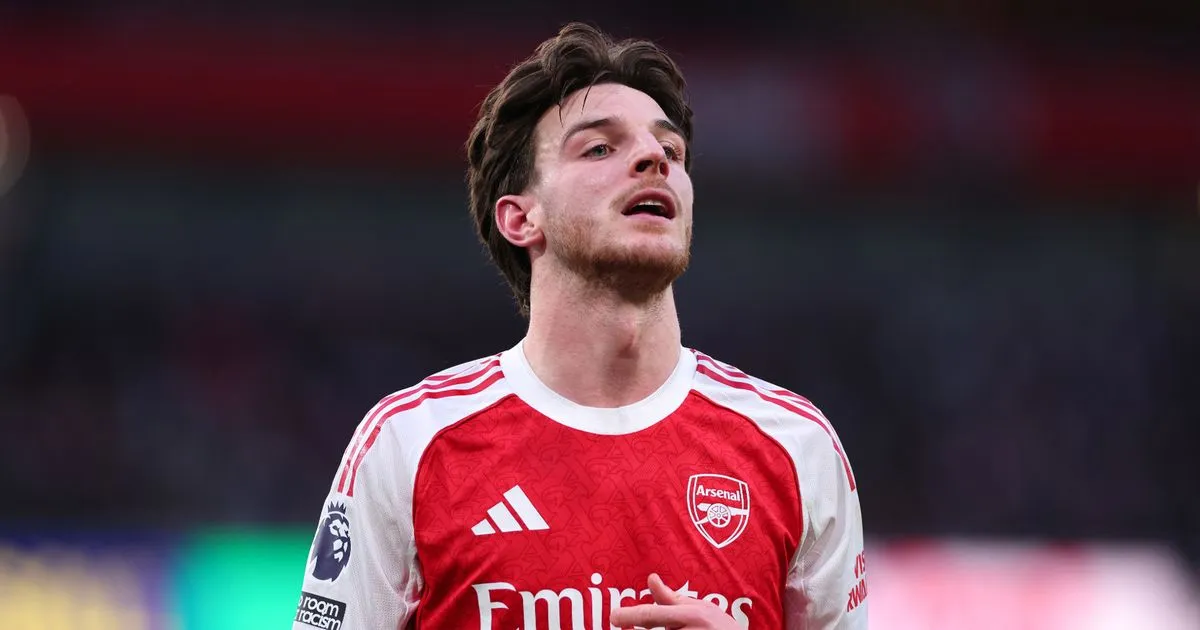 Kabar Terbaru Cedera Arsenal: Update Declan Rice Jelang Brighton - sumber: (footballlondon)