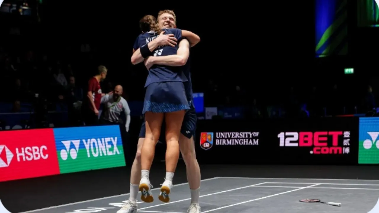All England 2026: Kejutan Rasmus Espersen/Amalie Cecilie Tumbangkan Juara Dunia