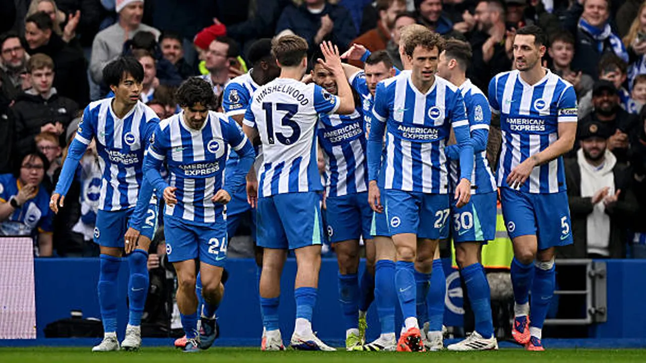 Brighton and Hove Albion Kejar Tiga Kemenangan Beruntun Saat Jamu Arsenal