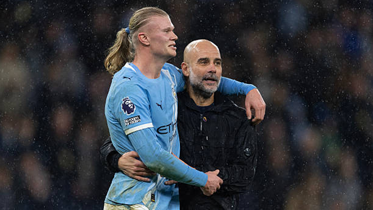 Pep Guardiola Lontarkan Candaan Soal Erling Haaland di Tengah Ambisi Manchester City