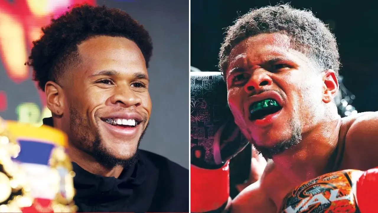 Shakur Stevenson (kanan) dan Devin Haney. (Foto: Fight TV)